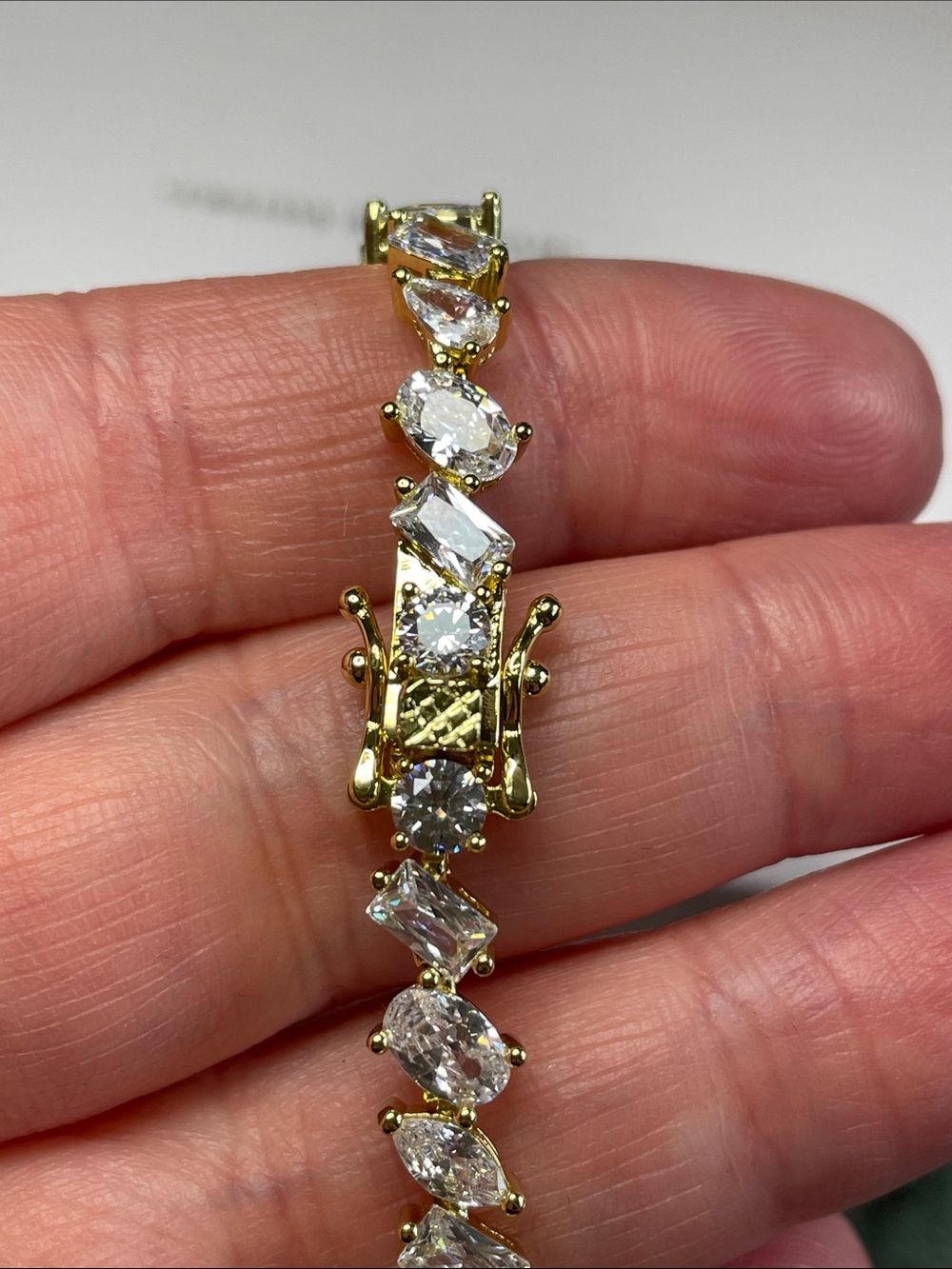 Freida Rothman Brass Base CZ Soft Bracelet NEW - Picture 5 of 8